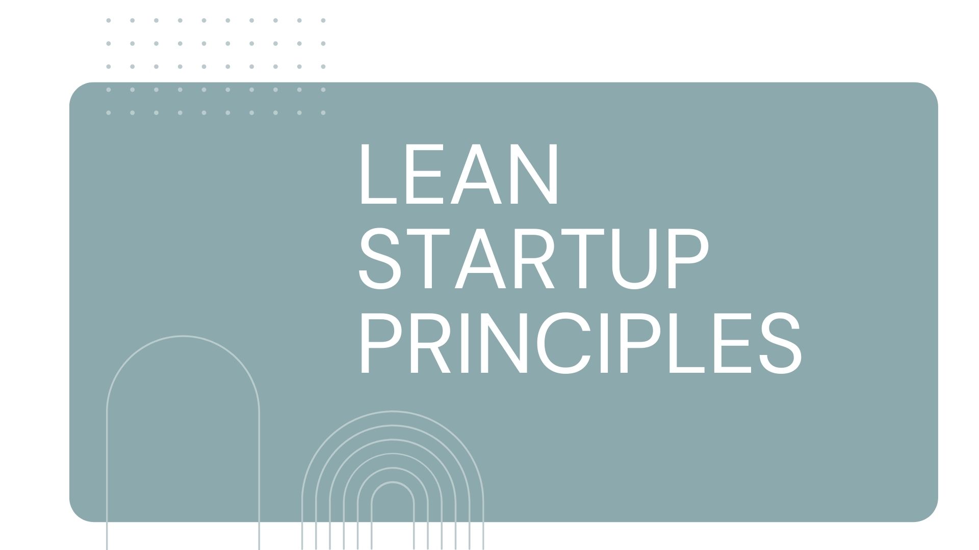 Lean Startup